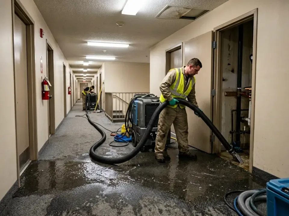 multi-unit-apartment-hallway-f-005 — frequently asked questions, Emergency Burst Pipe Water Extraction & Removal in Prestons…